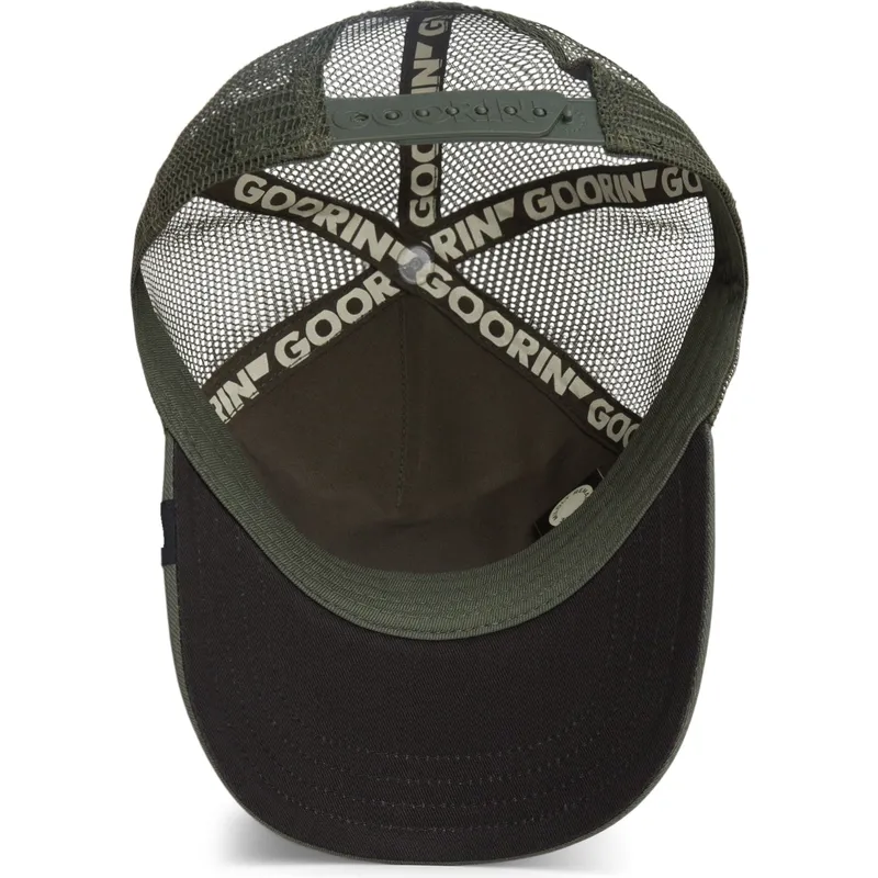 mutsid-kumer-roheline-snapback-the-cancelled-skull-the-farm-goorin-bros