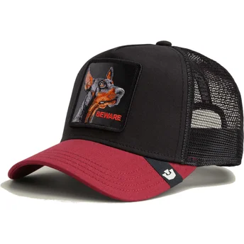Mütsid kumer veok must snapback perro dóberman Beware The Farm The Farm de Goorin Bros.