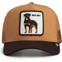 mutsid-kumer-veok-pruun-snapback-lastele-perro-rottweiler-bad-boy-mini-the-farm-the-farm-de-goorin-bros