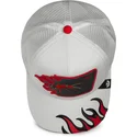 mutsid-kumer-veok-valge-snapback-hormiga-fire-flames-the-farm-the-farm-de-goorin-bros
