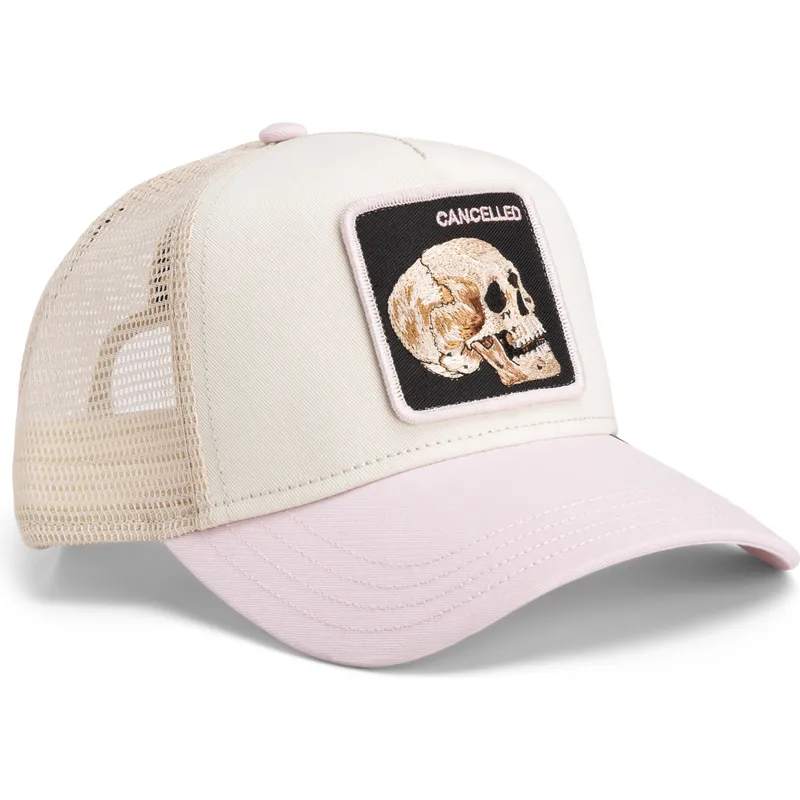 mutsid-kumer-mitmevarviline-snapback-the-cancelled-skull-whisper-the-farm-goorin-bros
