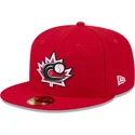 mutsid-lame-punane-liibuv-59fifty-canada-2026-world-baseball-classic-world-baseball-classic-new-era