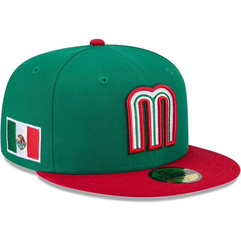 mutsid-lame-roheline-liibuv-59fifty-mexico-2026-world-baseball-classic-world-baseball-classic-new-era