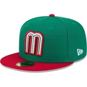 mutsid-lame-roheline-liibuv-59fifty-mexico-2026-world-baseball-classic-world-baseball-classic-new-era