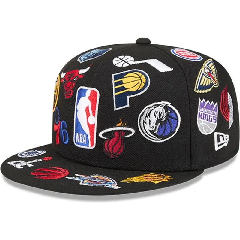 cap-lame-black-ajustada-59fifty-all-over-nba-new-era