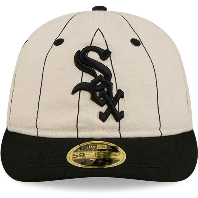 mutsid-lame-beez-reguleeritav-59fifty-retro-crown-linen-chicago-white-sox-mlb-new-era
