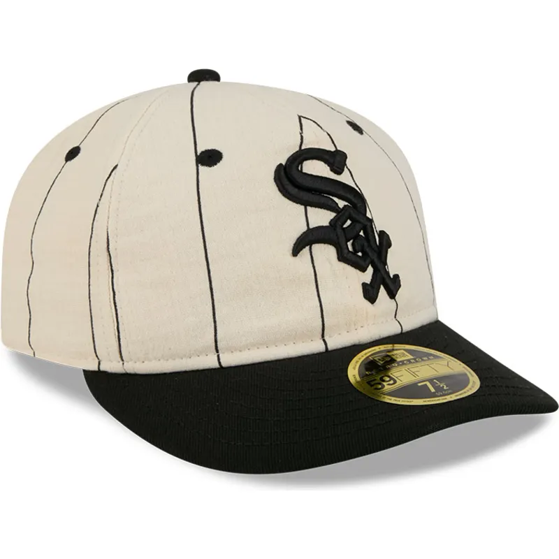 mutsid-lame-beez-reguleeritav-59fifty-retro-crown-linen-chicago-white-sox-mlb-new-era