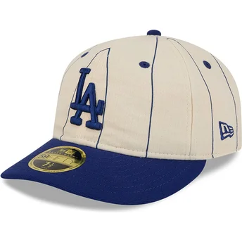 Mütsid kumer beež liibuv 59FIFTY Retro Crown Linen Los Angeles Dodgers MLB New Era