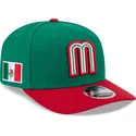 mutsid-kumer-roheline-snapback-9seventy-stretch-snap-mexico-2026-world-baseball-classic-world-baseball-classic-new-era