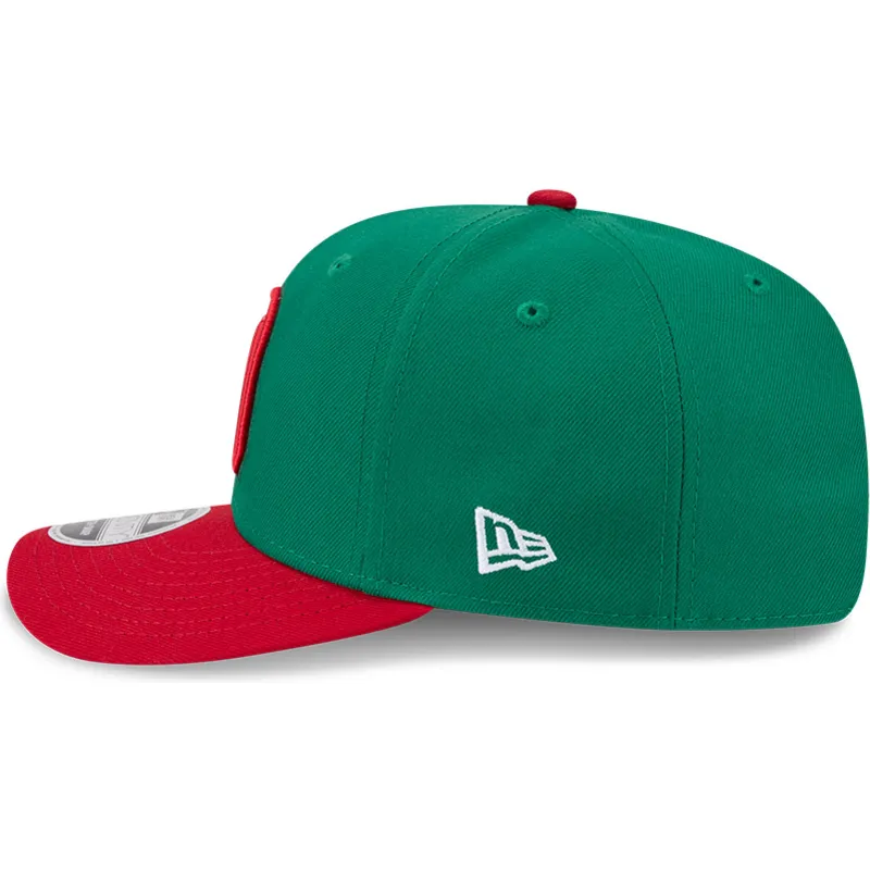 mutsid-kumer-roheline-snapback-9seventy-stretch-snap-mexico-2026-world-baseball-classic-world-baseball-classic-new-era