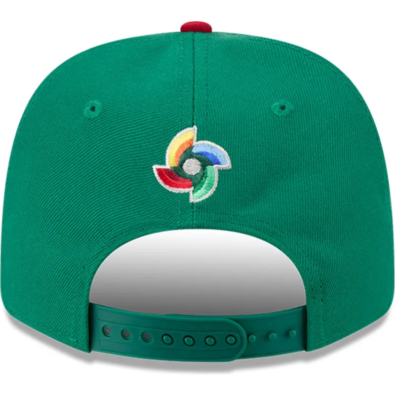 mutsid-kumer-roheline-snapback-9seventy-stretch-snap-mexico-2026-world-baseball-classic-world-baseball-classic-new-era
