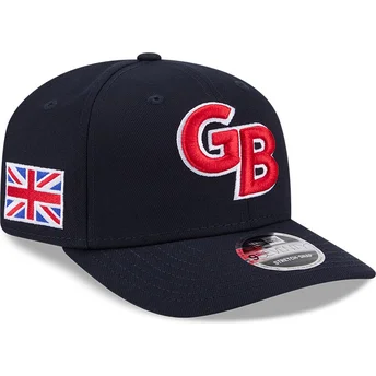 Mütsid kumer meresinine snapback 9SEVENTY Stretch Snap Great Britain 2026 World Baseball Classic World Baseball Classic New Era
