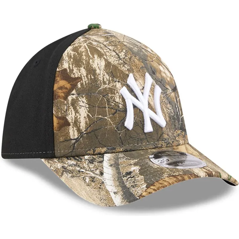 mutsid-kumer-kamuflaaz-reguleeritav-39thirty-m-crown-a-frame-realtree-new-york-yankees-mlb-new-era