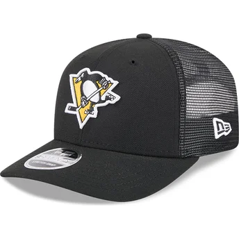 Cap kumer black snapback 9SEVENTY Stretch Snap Evergreen Pittsburgh Penguins NHL New Era