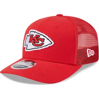 Mütsid kumer veok punane snapback 9SEVENTY Stretch Snap Evergreen Kansas City Chiefs NFL New Era