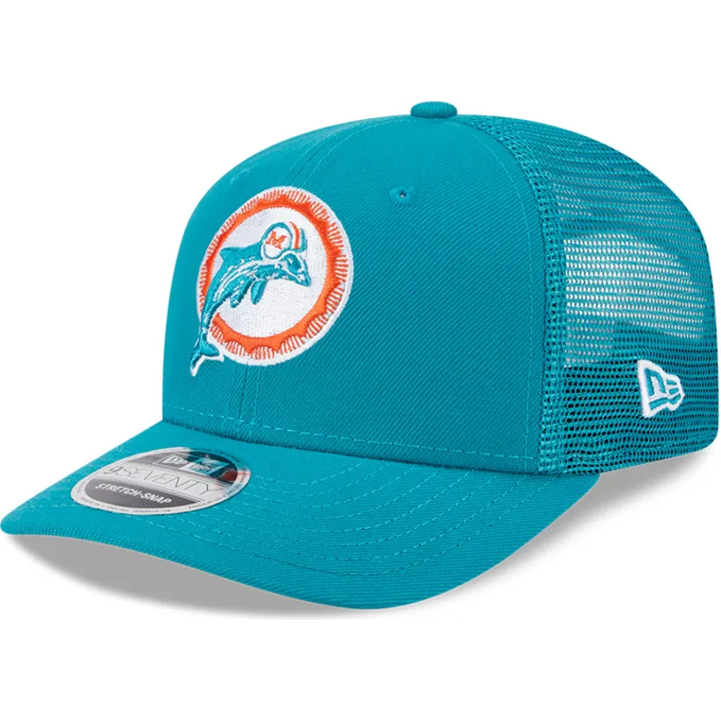 mutsid-kumer-sinine-snapback-9seventy-stretch-snap-evergreen-helmet-miami-dolphins-nfl-new-era