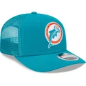mutsid-kumer-sinine-snapback-9seventy-stretch-snap-evergreen-helmet-miami-dolphins-nfl-new-era