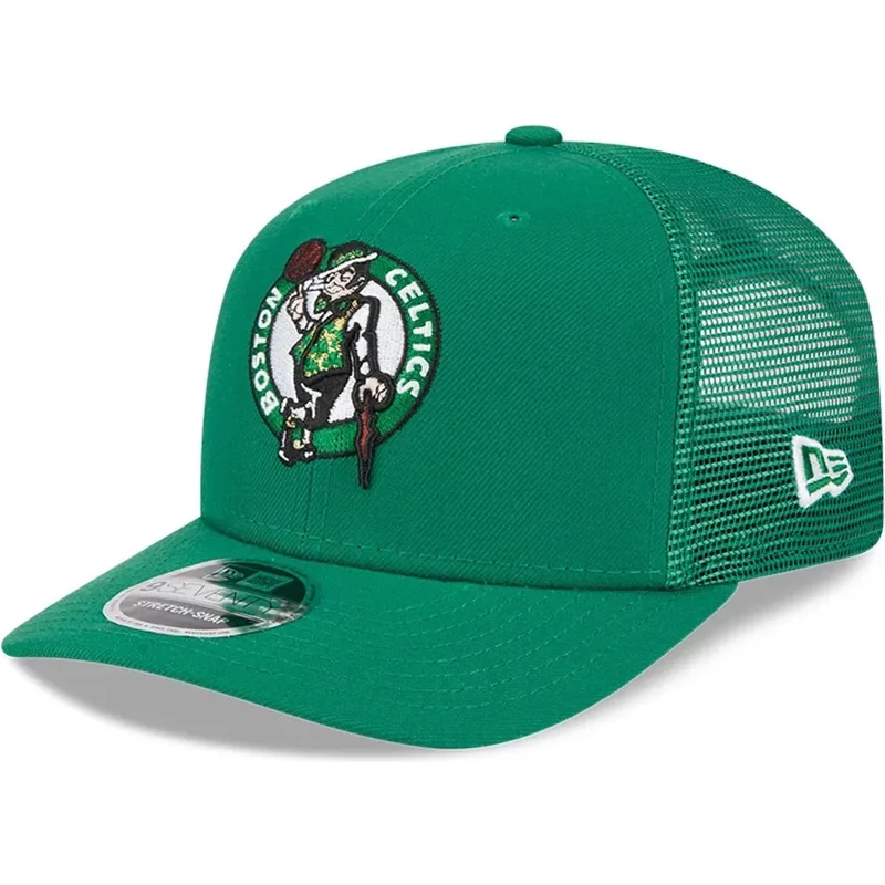 mutsid-kumer-roheline-snapback-9seventy-stretch-snap-evergreen-boston-celtics-nba-new-era