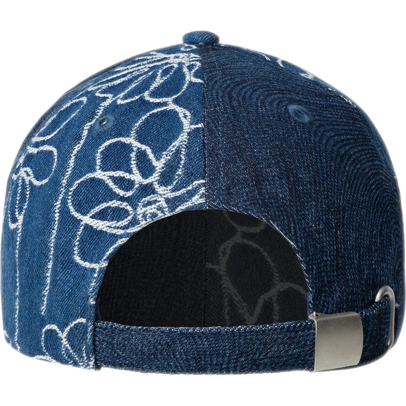 mutsid-kumer-meresinine-reguleeritav-denim-mashup-medium-blue-floral-kangol