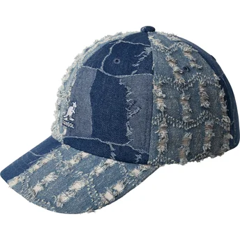 Mütsid kumer sinine reguleeritav rihm Denim Mashup Medium Blue Kangol