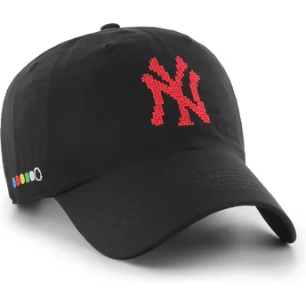 Mütsid kumer must reguleeritav Clean Up Eight Bit Hero New York Yankees MLB 47 Brand