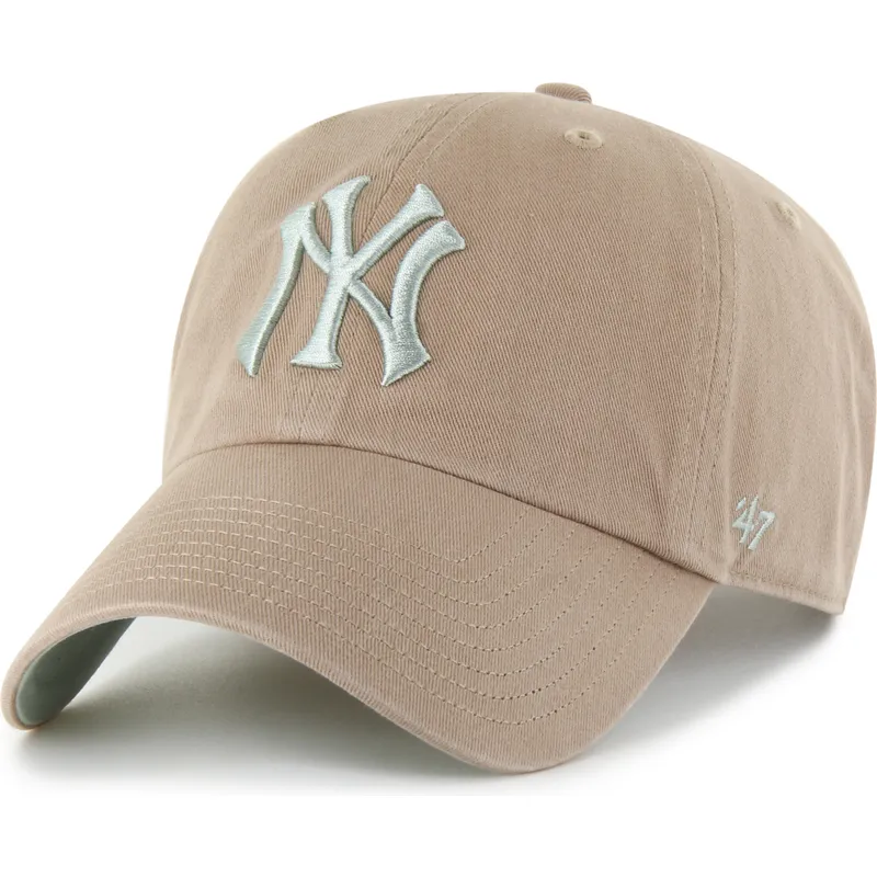 mutsid-kumer-pruun-reguleeritav-clean-up-ballpark-new-york-yankees-mlb-47-brand