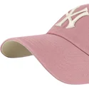 47-brand-curved-brim-clean-up-ballpark-new-york-yankees-mlb-pink-adjustable-cap