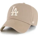 cap-kumer-brown-adjustable-strap-clean-up-ballpark-portabella-los-angeles-dodgers-mlb-47-brand