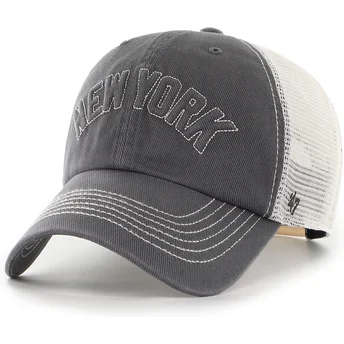 Cap kumer black snapback Clean Up Trailer Script Mesh New York Yankees MLB 47 Brand