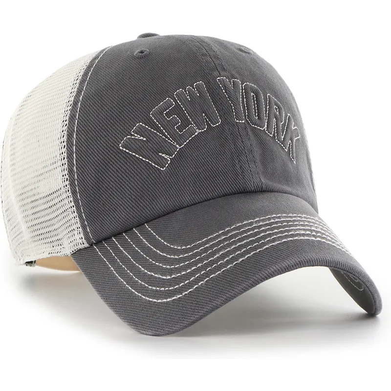cap-kumer-black-snapback-clean-up-trailer-script-mesh-new-york-yankees-mlb-47-brand