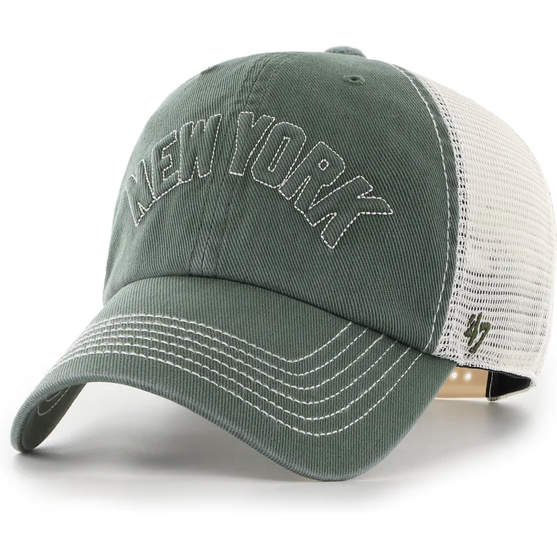mutsid-kumer-roheline-snapback-clean-up-trailer-script-mesh-new-york-yankees-mlb-47-brand mutsid-kumer-roheline-snapback-clean-up-trailer-script-mesh-new-york-yankees-mlb-47-brand