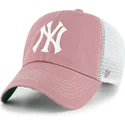 mutsid-kumer-roosa-snapback-clean-up-trawler-new-york-yankees-mlb-47-brand