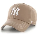 mutsid-kumer-pruun-reguleeritav-clean-up-contrast-stitch-new-york-yankees-mlb-47-brand