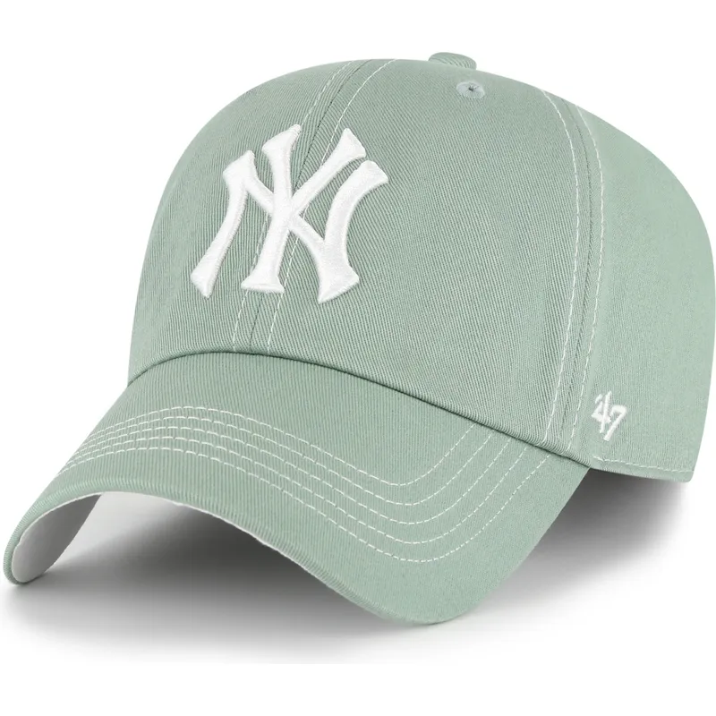 mutsid-kumer-roheline-reguleeritav-clean-up-contrast-stitch-new-york-yankees-mlb-47-brand