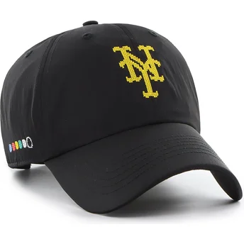 Mütsid kumer must reguleeritav Clean Up Eight Bit Hero New York Mets MLB 47 Brand
