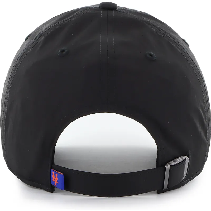 cap-kumer-black-adjustable-strap-clean-up-eight-bit-hero-new-york-mets-mlb-47-brand