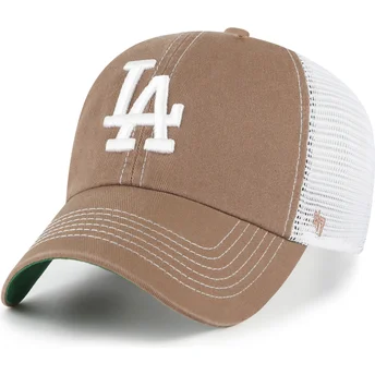 Mütsid kumer pruun snapback Clean Up Trawler Los Angeles Dodgers MLB 47 Brand