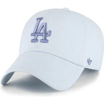 Cap kumer blue adjustable strap Clean Up No Loop Label Los Angeles Dodgers MLB 47 Brand