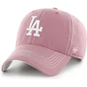 mutsid-kumer-roosa-reguleeritav-rihm-clean-up-contrast-stitch-los-angeles-dodgers-mlb-47-brand