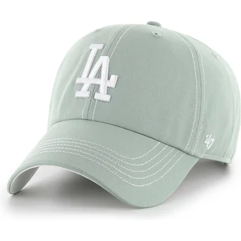 Mütsid kumer roheline reguleeritav Clean Up Contrast Stitch Los Angeles Dodgers MLB 47 Brand