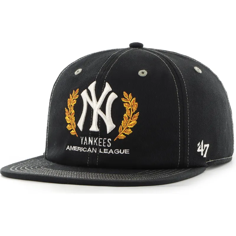 cap-lame-black-snapback-captain-rl-keepsake-new-york-yankees-mlb-47-brand