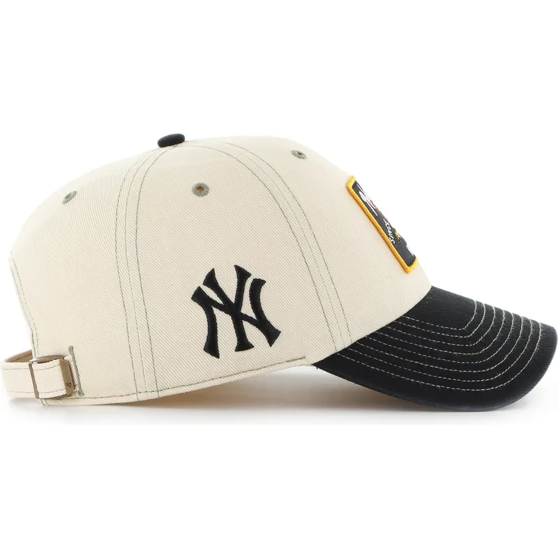 cap-kumer-beige-adjustable-strap-clean-up-keepsake-new-york-yankees-mlb-47-brand