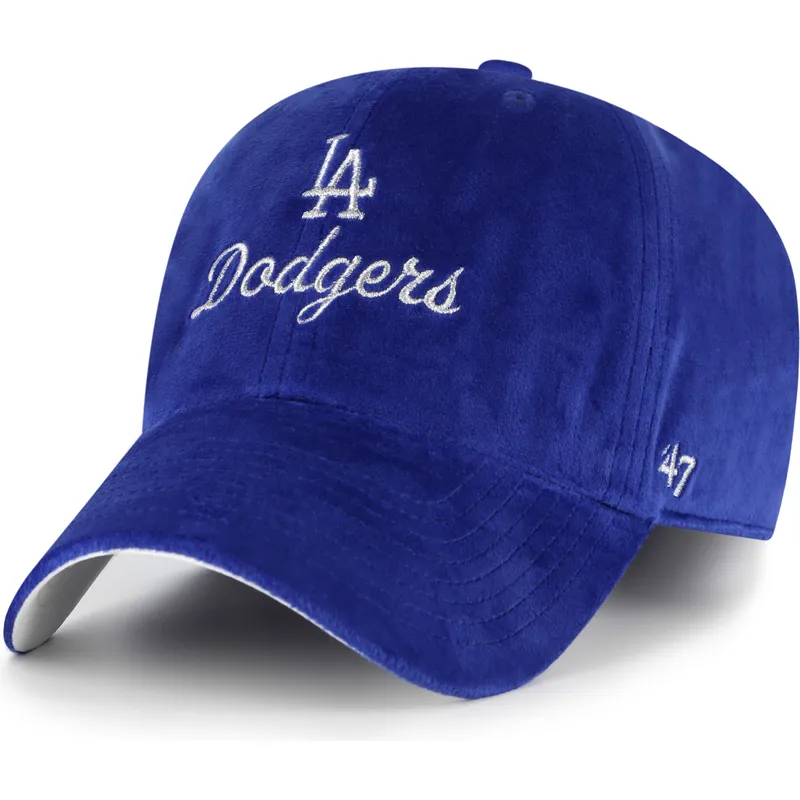 47-brand-curved-brim-clean-up-spirited-los-angeles-dodgers-mlb-blue-adjustable-cap