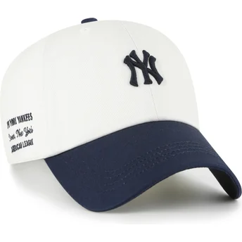 Mütsid kumer beež reguleeritav Clean Up Contemporary Two Tone New York Yankees MLB 47 Brand