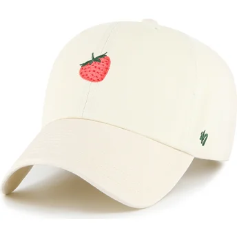Mütsid kumer beež reguleeritav rihm Strawberry Cookie Clean Up Food Base Runner Icon 47 Brand