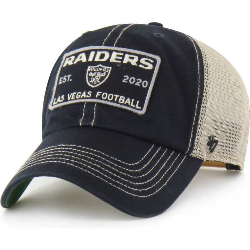 47-brand-clean-up-wabash-las-vegas-raiders-nfl-black-trucker-hat