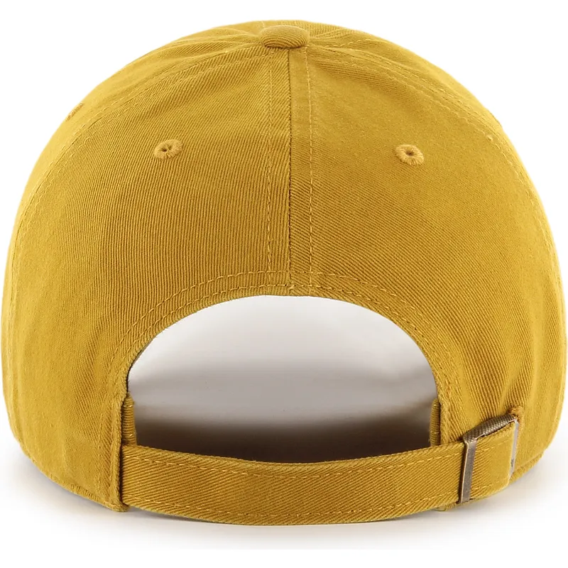 mutsid-kumer-kollane-reguleeritav-clean-up-flat-gold-new-york-yankees-mlb-47-brand