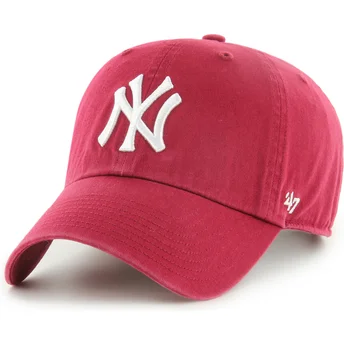 Cap kumer red adjustable strap Clean Up New York Yankees MLB 47 Brand