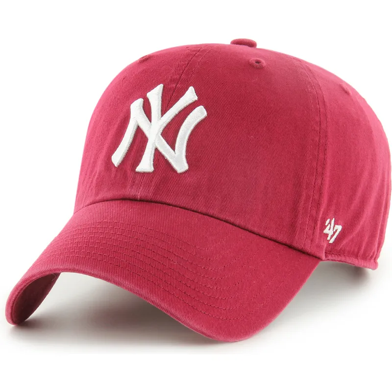 mutsid-kumer-punane-reguleeritav-clean-up-new-york-yankees-mlb-47-brand