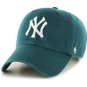 cap-kumer-green-adjustable-strap-clean-up-pacific-green-new-york-yankees-mlb-47-brand